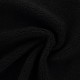 Coupon 3m Tissu Mouton Noir 