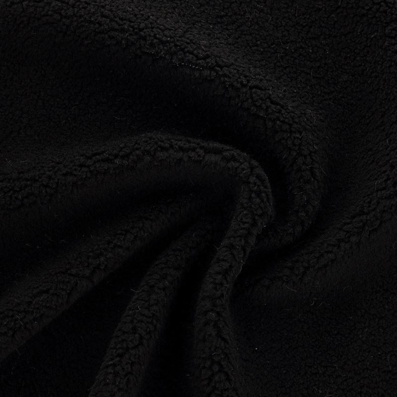 Coupon 3m Tissu Mouton Noir 