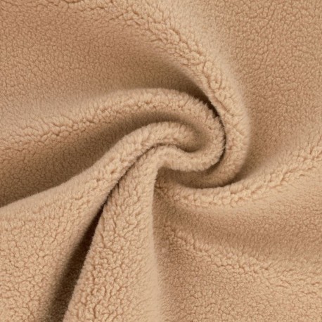Coupon 3m Tissu Mouton Naturel