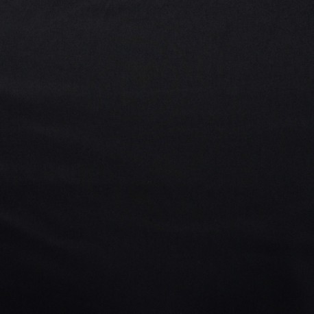 Coupon 3m Tissu Gabardine Coton Noir 