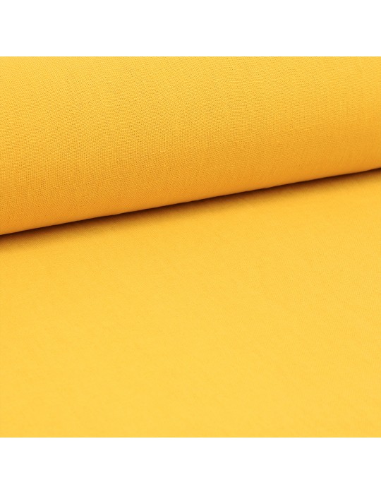 Tissu en 100 % lin lavé OEKO-TEX jaune