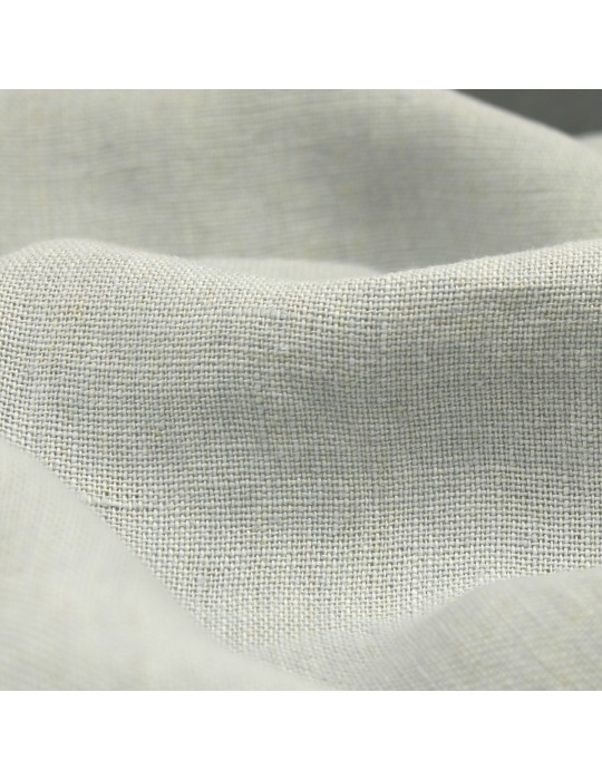 Tissu en 100 % lin lavé OEKO-TEX gris
