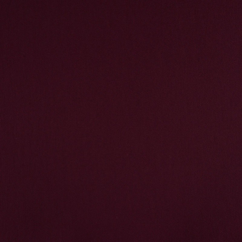 Coupon 3m Tissu Toile Twill Viscose Bordeaux 