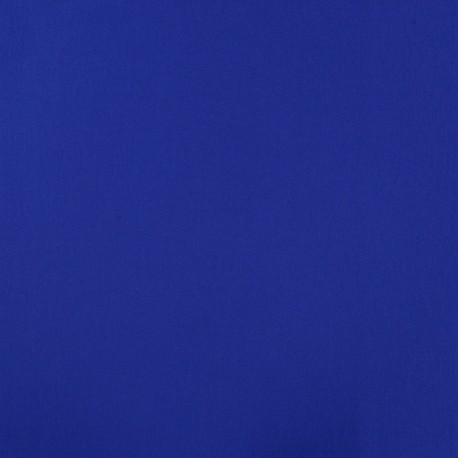 Coupon 3m Tissu Toile Twill Viscose Bleu Royal 