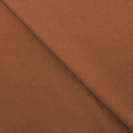 Coupon 3m Tissu Gabardine Coton Ricardo Cognac