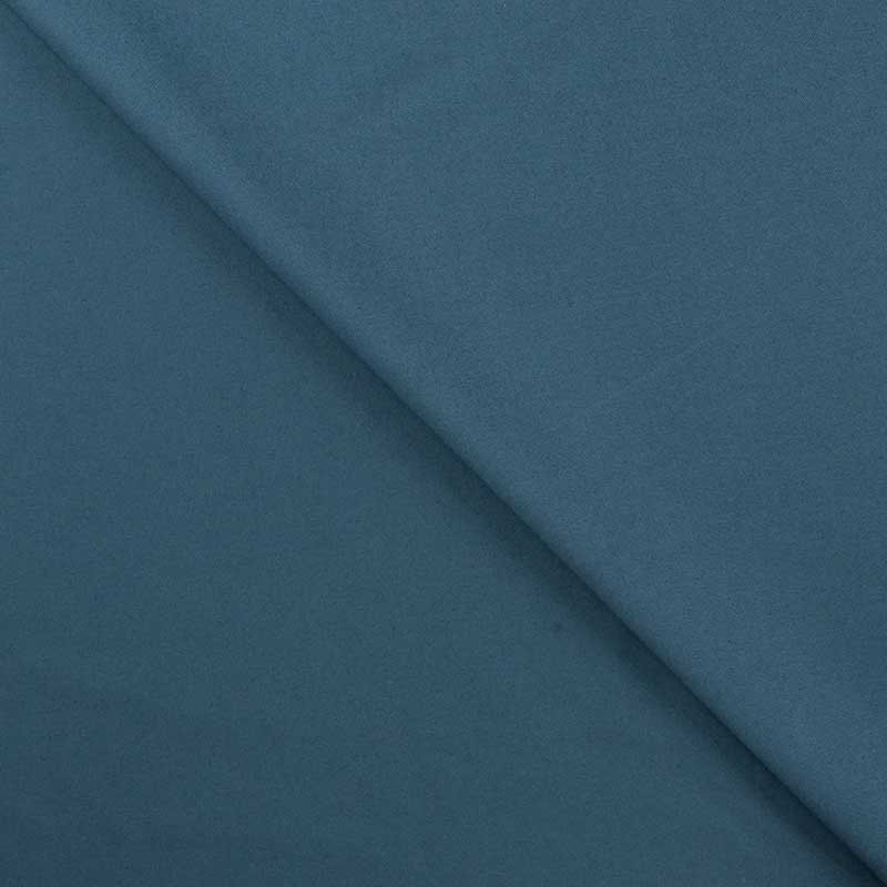 Coupon 3m Tissu Gabardine Coton Ricardo Bleu Petrole 