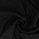 Coupon 3m Tissu Gabardine Viscose Uni Noir 