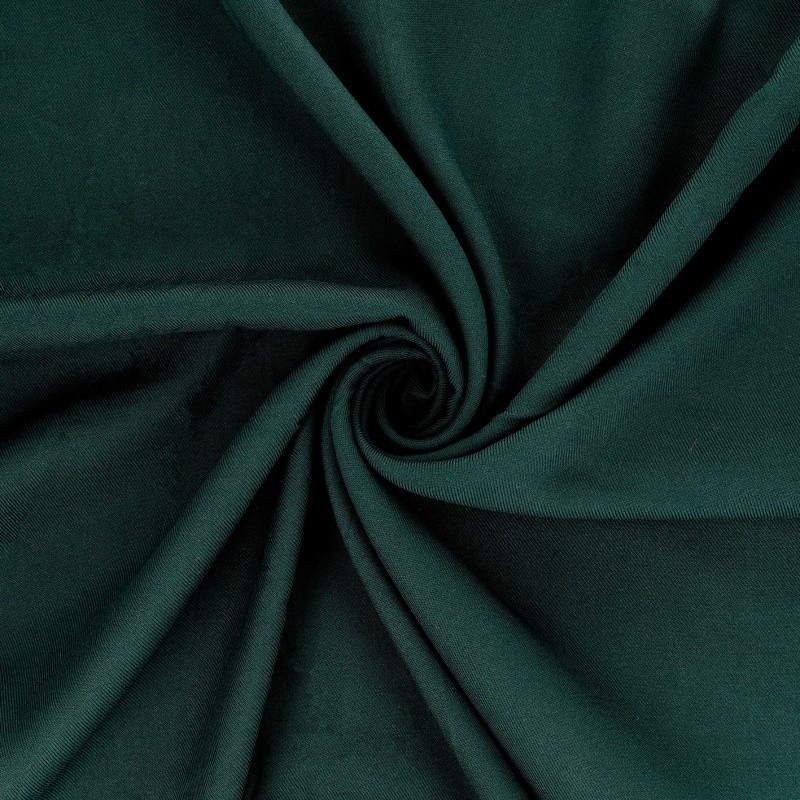 Coupon 3m Tissu Gabardine Viscose Uni Bleu Canard 