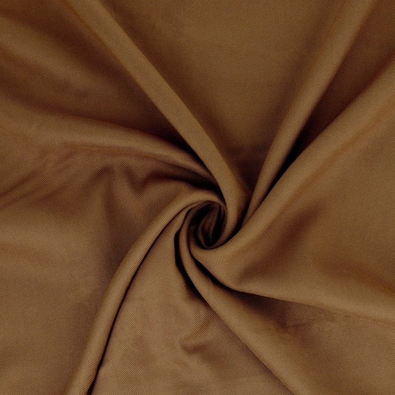Coupon 3m Tissu Gabardine Viscose Uni Pierre 