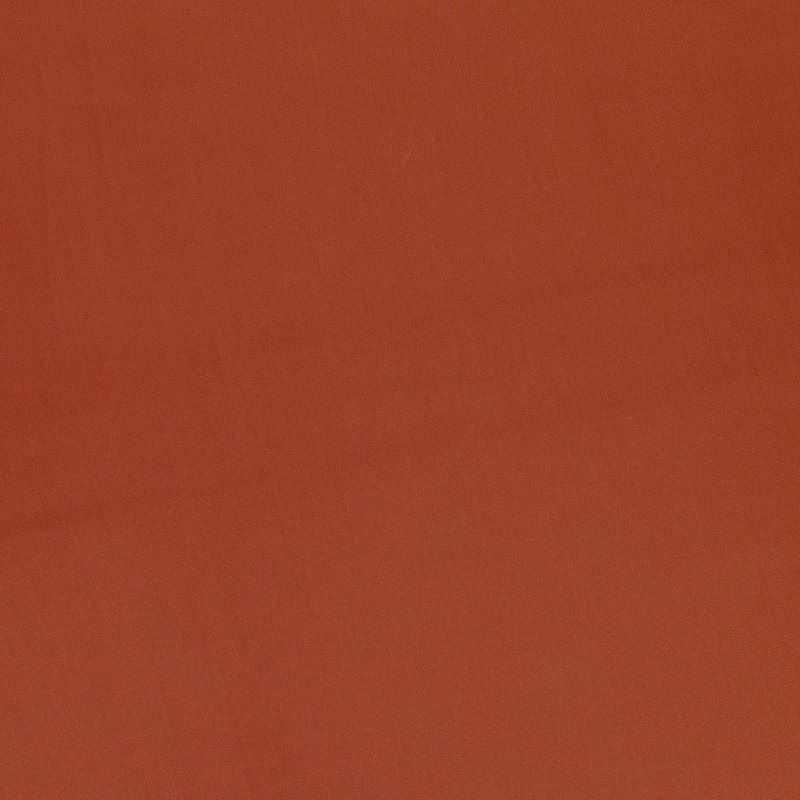 Coupon 3m Tissu Gabardine Viscose Uni Rouille