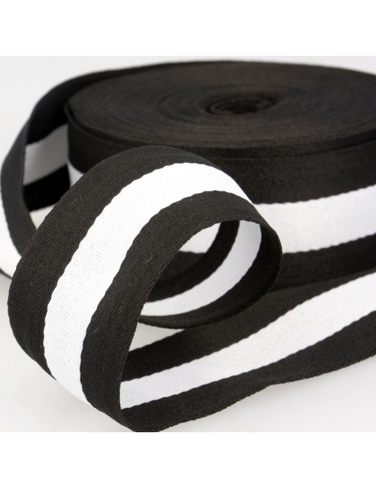 Galon stripes 40 mm noir