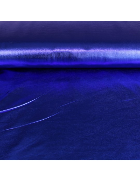 Tissu laser uni bleu