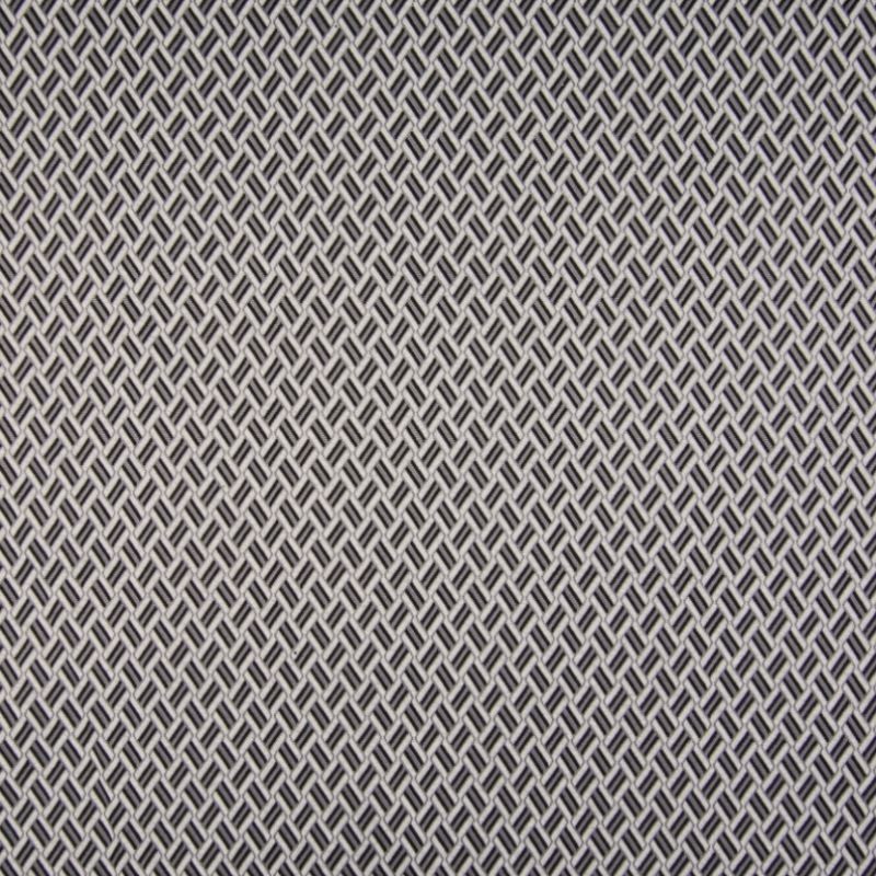 Coupon 3m Tissu Jersey Jacquard Cheryl Noir gris 
