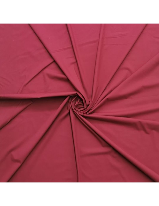 Tissu coton uni  rouge