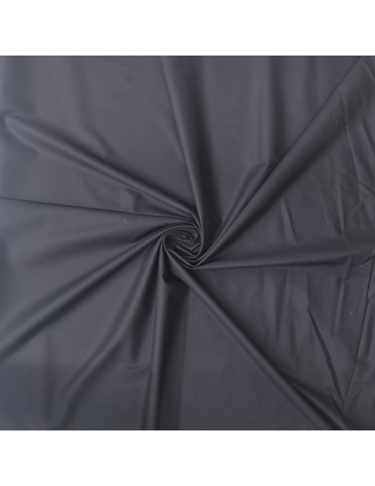 Tissu coton uni noir