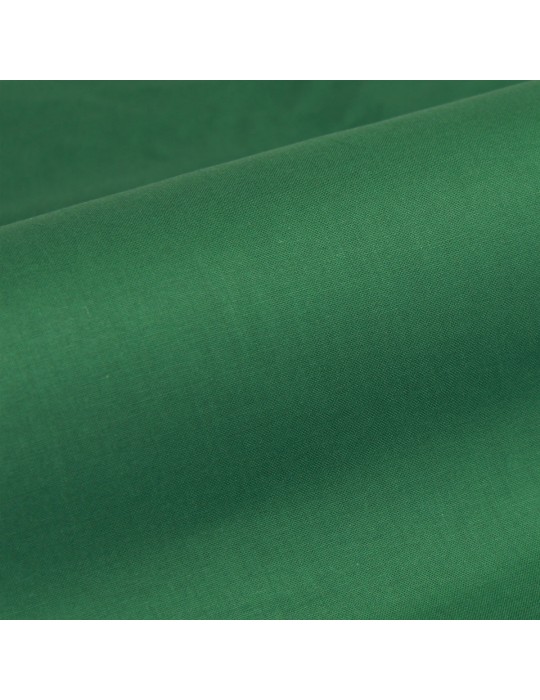 Tissu coton uni vert