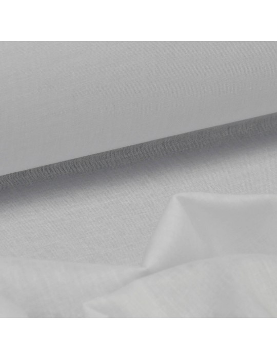 Tissu coton thermocollant blanc