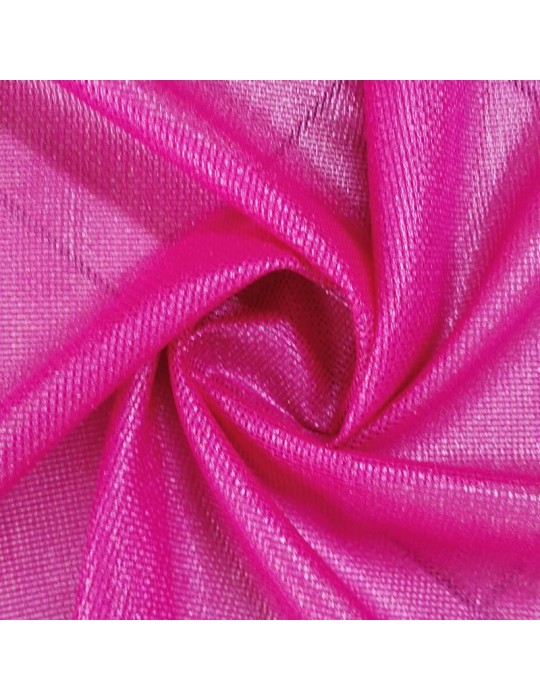 Tissu coton/polyamide quadrillage plastifié rose