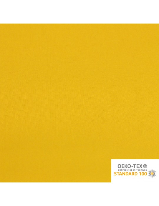Coupon coton uni 50 x 50 cm jaune