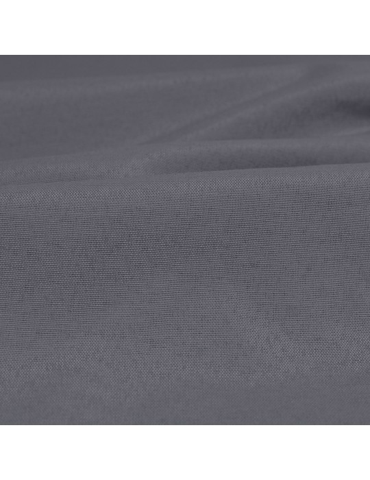 Tissu ignifugé 100 % polyester gris