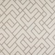 Coupon 3m Tissu Jacquard Isolant Obscurcissant Artica Taupe