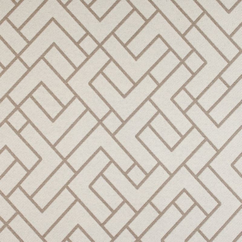 Coupon 3m Tissu Jacquard Isolant Obscurcissant Artica Taupe