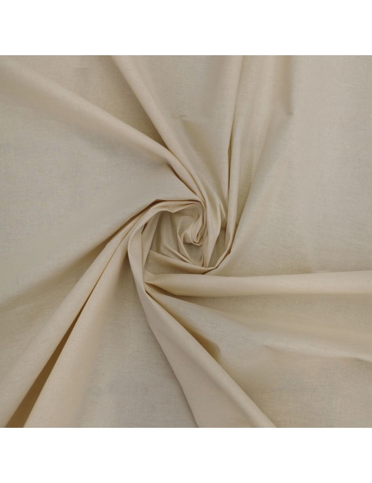 Tissu coton type fond de poche blanc