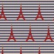 Coupon 3m Tissu Jacquard Gilles Coloris Lin bleu