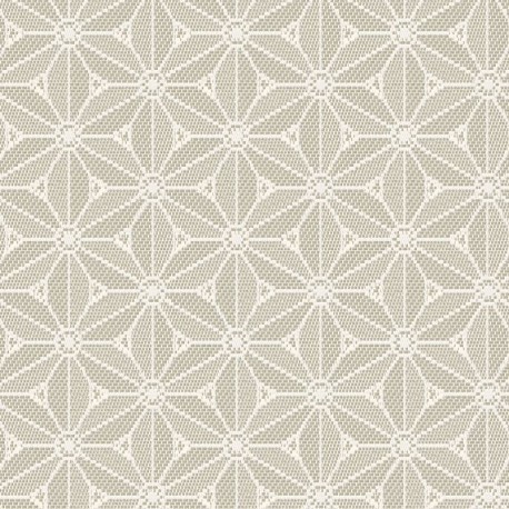 Coupon 3m Tissu Jacquard Origami Imprimé Lin 