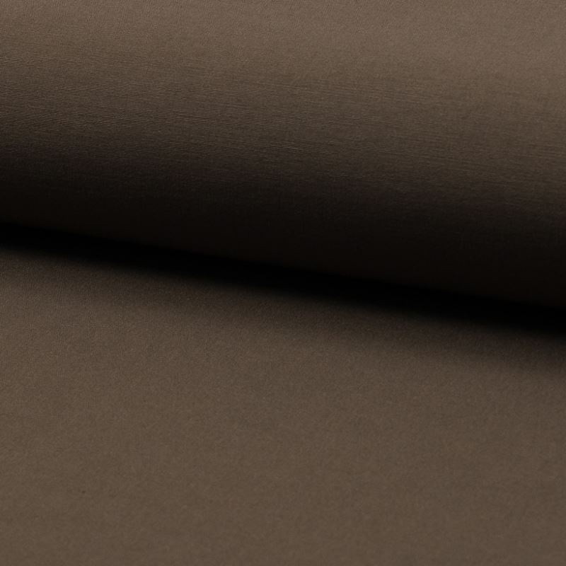 Coupon 3m Tissu Bengaline Stretch Taupe Foncé