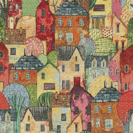 Coupon 3m Tissu Jacquard Kardum Maisons
