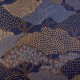 Coupon 3m Tissu Jacquard Hokkaido Bleu 