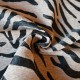 Coupon 3m Tissu Jacquard Chenillé Mombassa Noir 