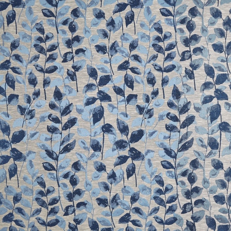 Coupon 3m Tissu Jacquard Valo Winter Garden Collection Sapphire