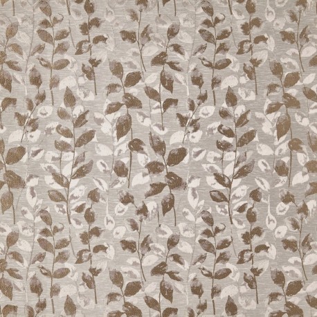 Coupon 3m Tissu Jacquard Valo Winter Garden Collection Caramel