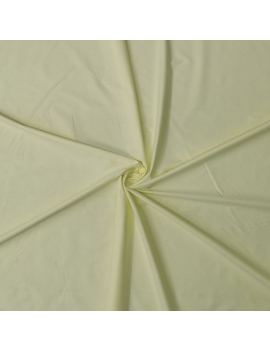 Toile à drap unie 100% coton grande largeur 255cm jaune
