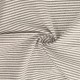 Coupon 3m Tissu Chemise Coton lin Fine Rayure Gris 