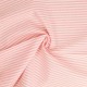 Coupon 3m Tissu Chemise Coton lin Fine Rayure Rose 