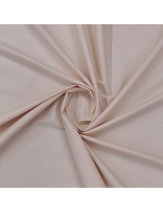 Toile à drap unie 100% coton grande largeur 255cm blanc