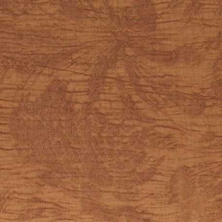 Coupon 3m Tissu Jacquard Chocolat 
