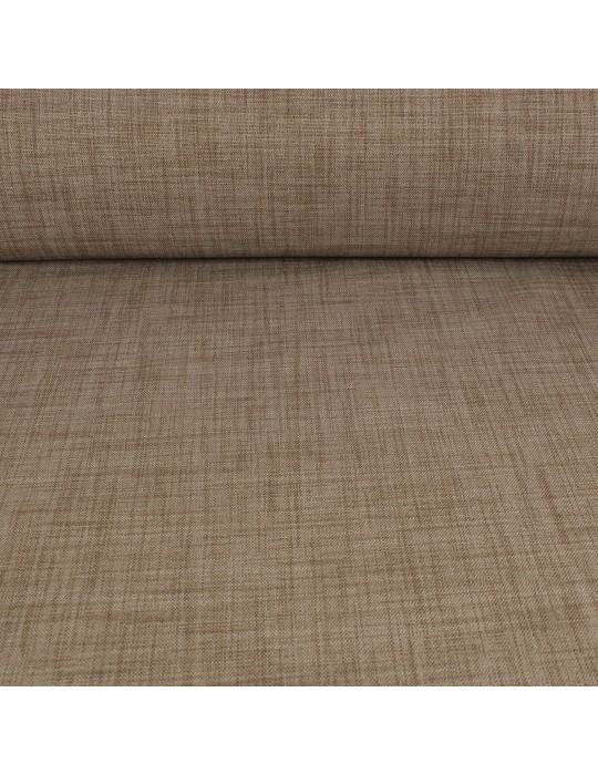 Tissu obscurcissant uni polyester taupe
