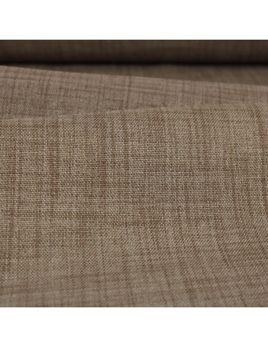 Tissu obscurcissant uni polyester taupe