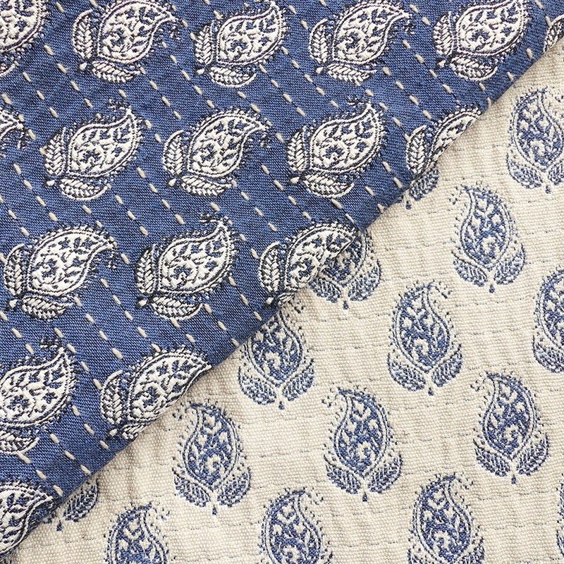 Coupon 3m Tissu Jacquard Bombay Jeans
