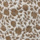 Coupon 3m Tissu Jacquard Deepsi Blanc et ocre
