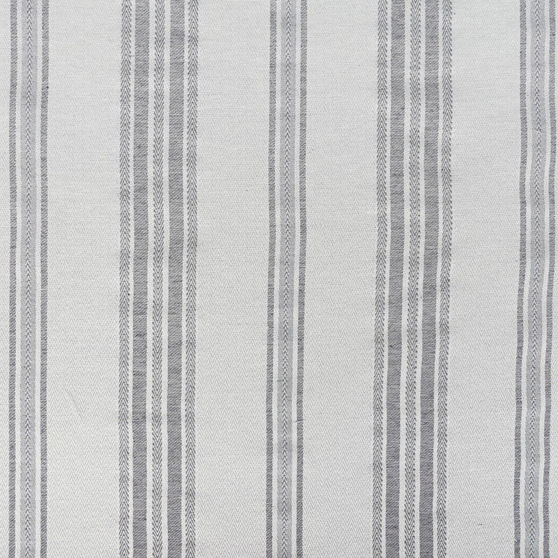 Coupon 3m Tissu Vitis Rayure Gris