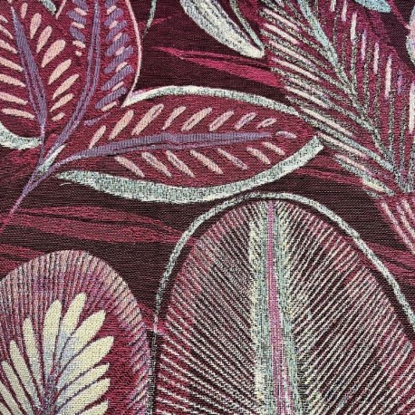 Coupon 3m Tissu Jacquard Botanic Bloom Art