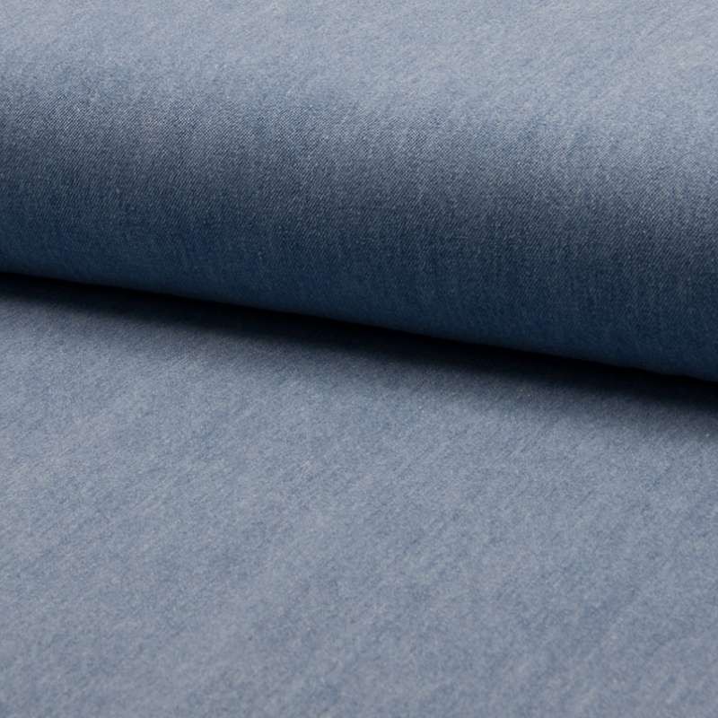 Coupon 3m Tissu Jeans Léger Clair
