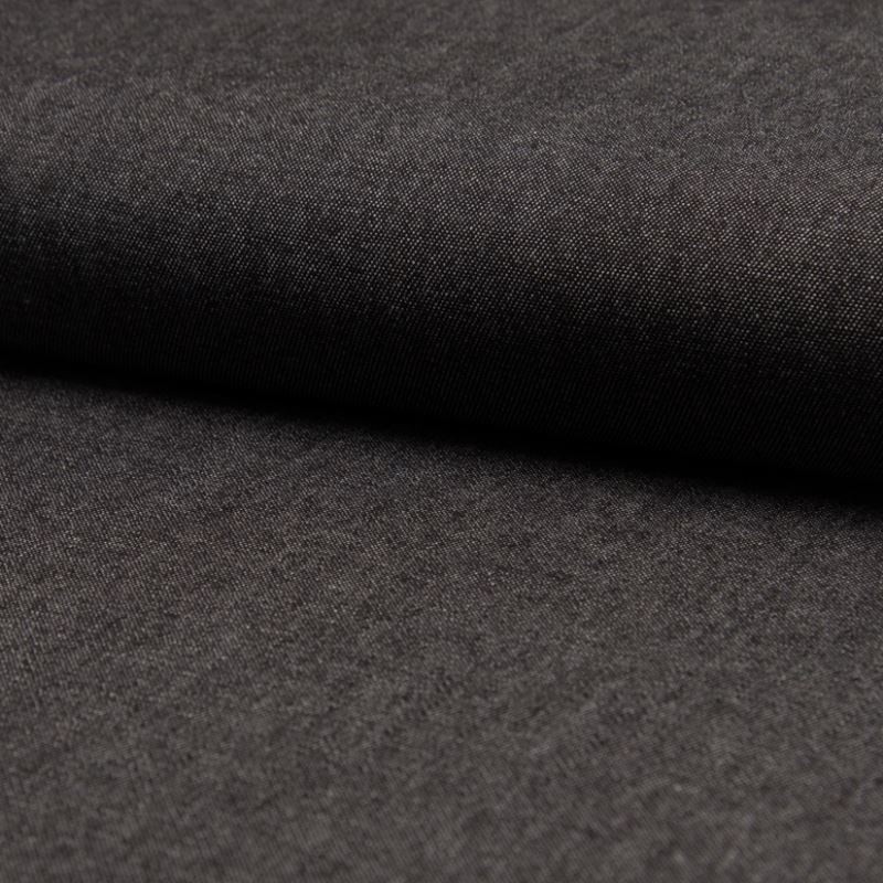 Coupon 3m Tissu Jean Léger Noir 