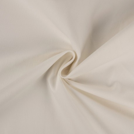 Coupon 3m Tissu Jean Elasthanne Ecru