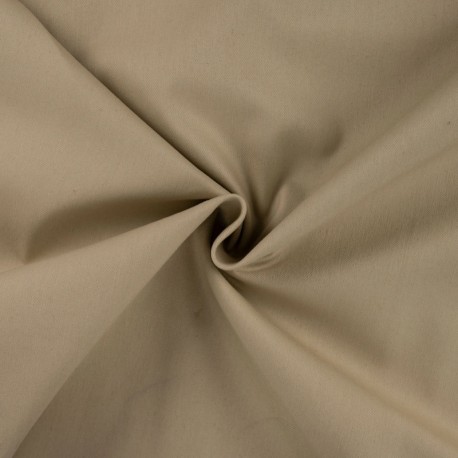 Coupon 3m Tissu Jean Elasthanne Sable 